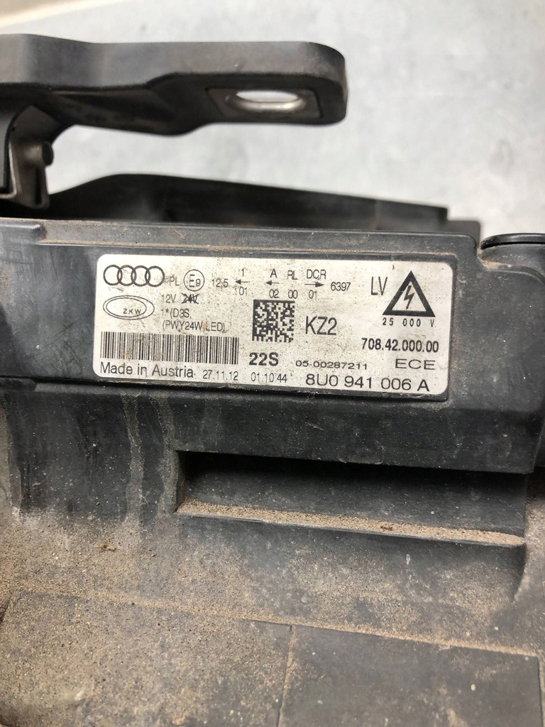фото №9, Лампа передня права bi-xenon led некерований audi q3 8u 10-14 8u0941006a