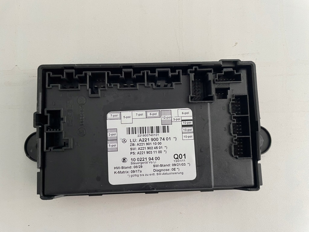 фото №1, Модуль двері правий перед a2219007401 mercedes w221 lift