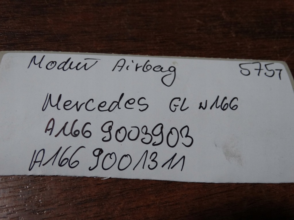 Idealny модуль блок управления подушка безопасности mercedes gl w166 1 9 Оригинал