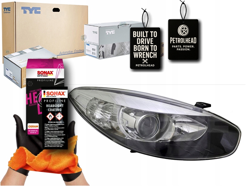 фото №1, Фара p renault fluence 01.13-11.15 tyc #petrolhead pro+ kit8