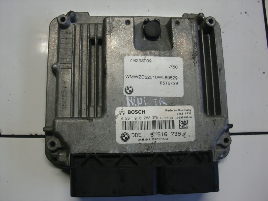 Купить Mini cooper 1.6d бортовой компьютер двигателя 0281018288