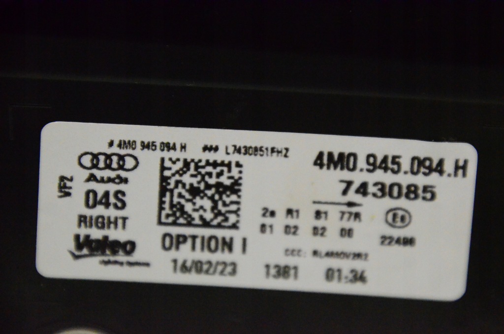 фото №9, Audi q7 4m lift лампы задние matrix оригинал europa 4m0945093h 4m0945094h