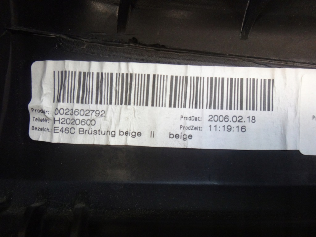 Купити Обшивка ліва задній задній bmw e46 кабріолет  бежевий