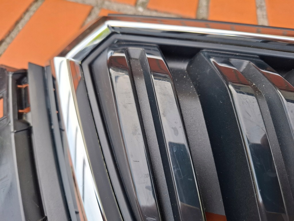 фото №4, Skoda kamiq 19- решётка радиатора решётка радиатора решётка защита pod радар оригинал