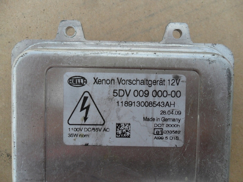 фото №10, Преобразователь ксенон bmw5 e60 e65 5dv009000-00 2003-