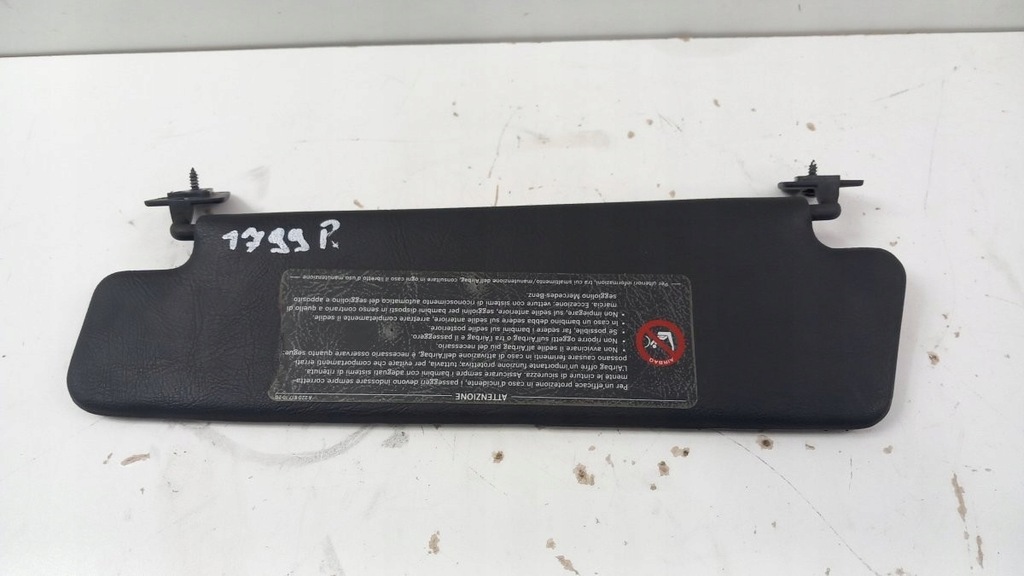 фото №1, Mercedes slk r170 защита солнцезащитная правая