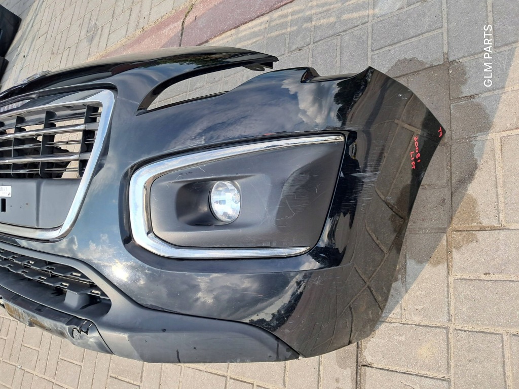 фото №8, Peugeot 3008 i lift бампер передний kompletny чёрный ktv ryski