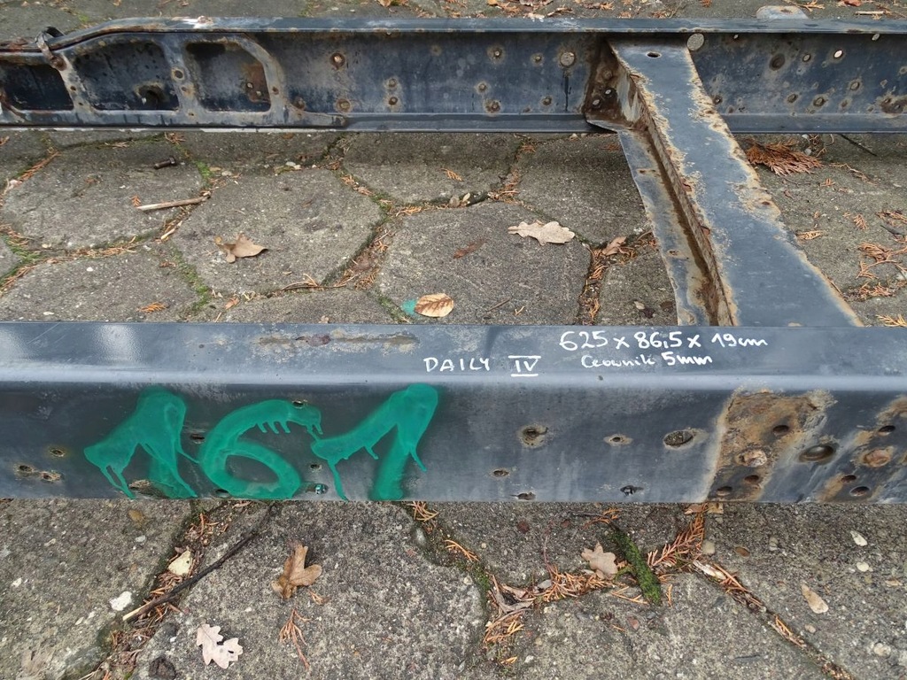 фото №11, Iveco daily iv v 06-14 65c 70c рама двойник 625x86,5x19cm rozs 435cm #161