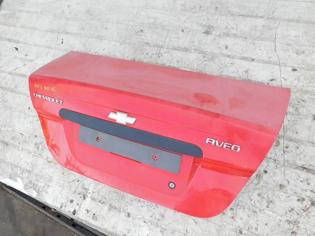фото №4, Chevrolet aveo 2005r sedan крышка багажника задняя задняя
