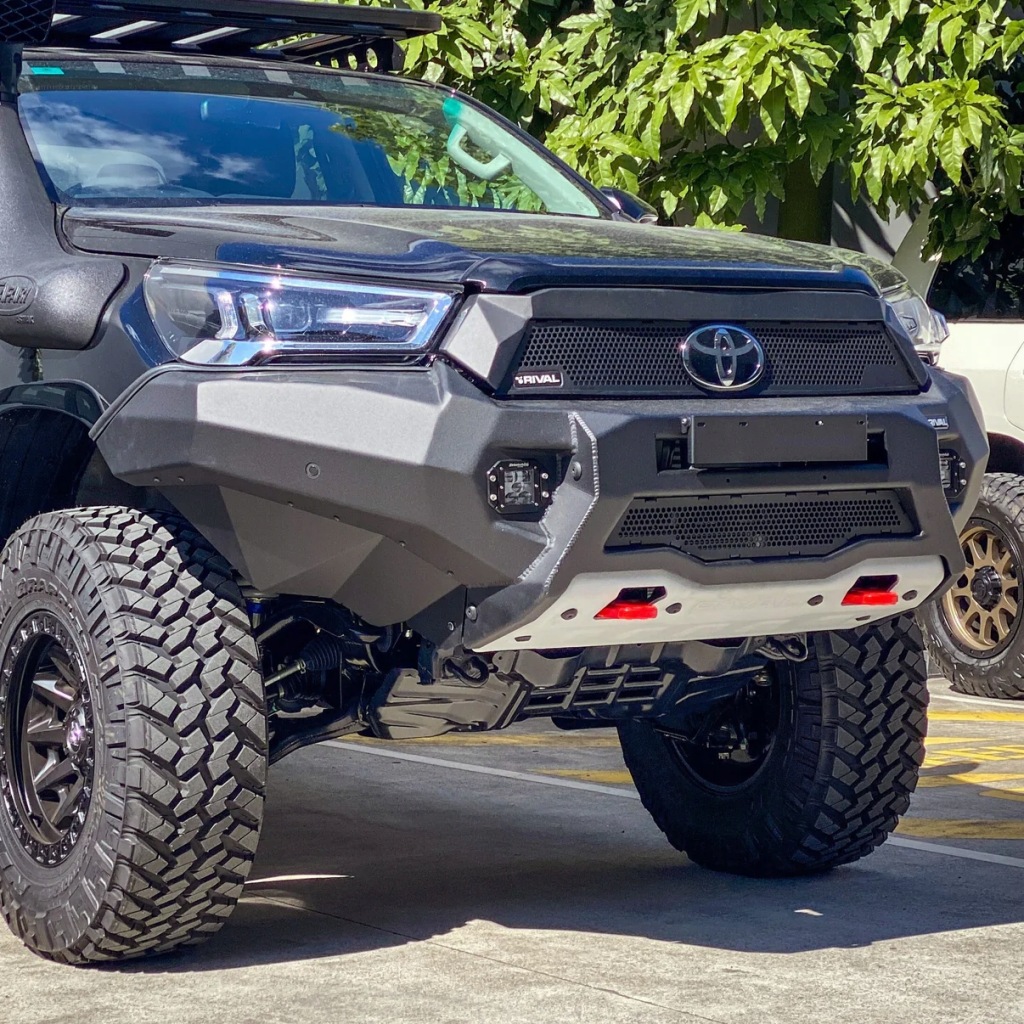 фото №1, Бампер aluminiowy toyota hilux 2021- od rival 4x4