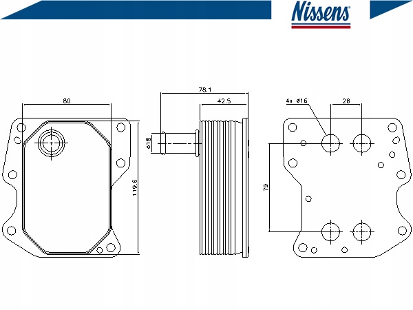 Радіатор оливи ford transit 2.4 tdci [rwd] Ціна