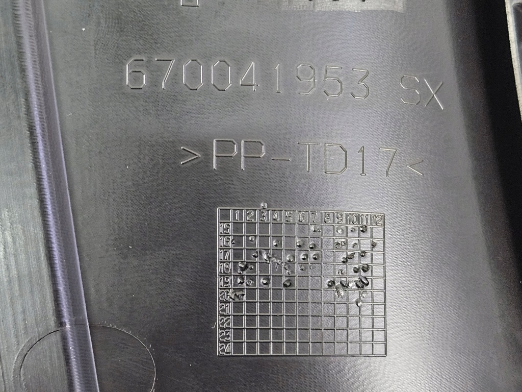 Купить Левая передняя перед решётка бампера maserati levante 670065953 / 670041953