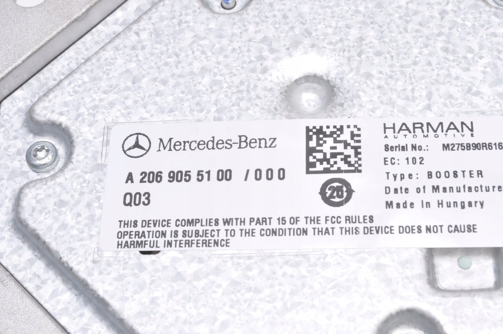 фото №6, Mercedes eqb x243 w117 w247 усилитель harman a2069055100