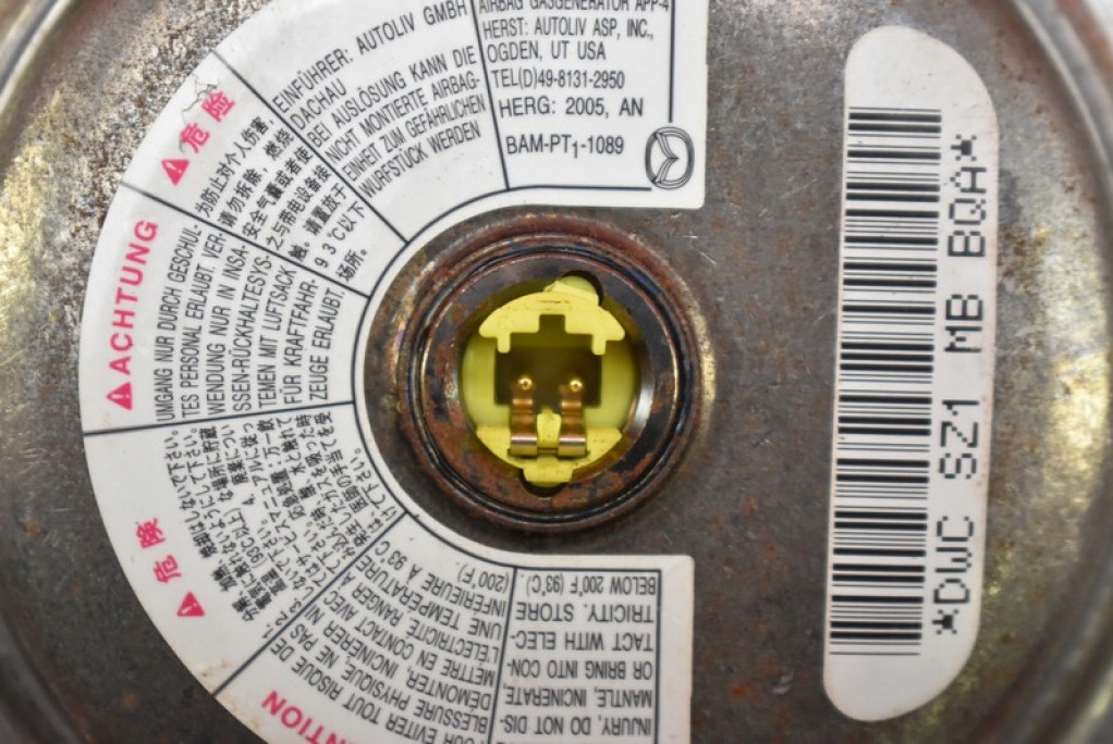 фото №11, Подушка безпеки подушка повітряна eu bp4k60350 mazda 3 1 i bk 03-09