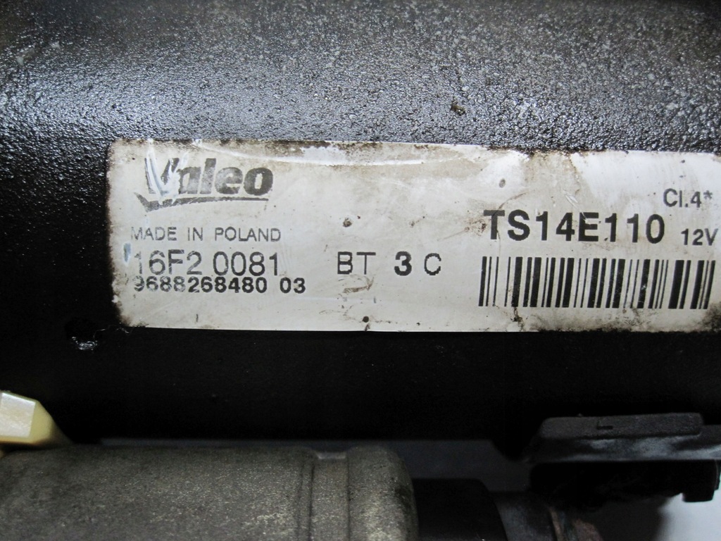 фото №5, Peugeot partner 1.6 hdi 14r 75km ts14e110 9688268480 16f20081 стартер