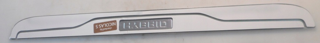 фото №4, Toyota yaris iii lift молдинг na поріг поріг хром