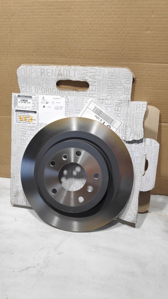 фото №4, Диск тормозная задняя renault kadjar 432068231r