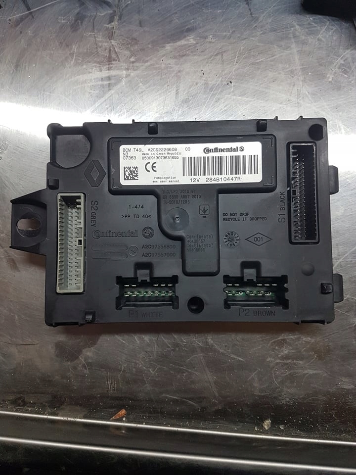 фото №1, Модуль блок управления renault clio iv оригинальный номер 284b10447r