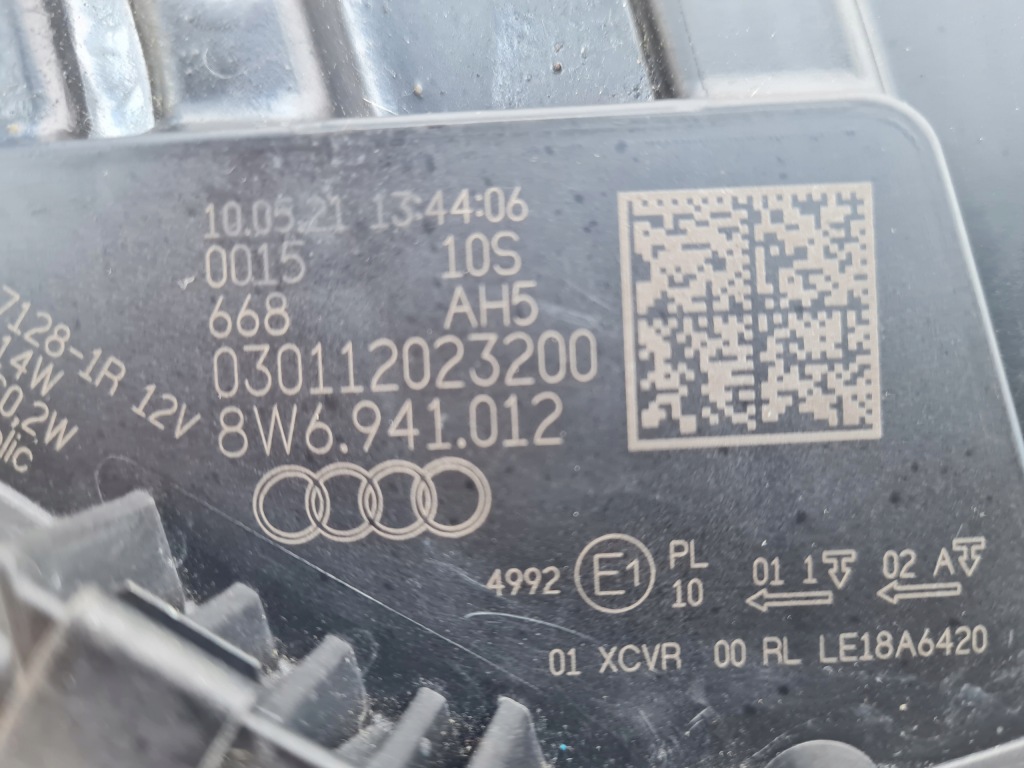 Audi a5 рестайлинг  8w6 фара full led правый  8w6941012 Недорого