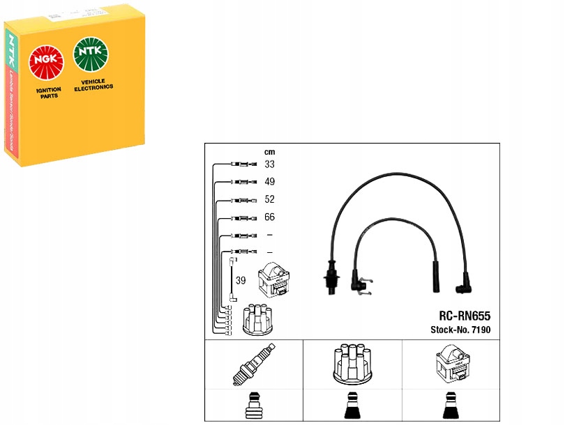фото №1, Провода зажигания renault 19ii ngk