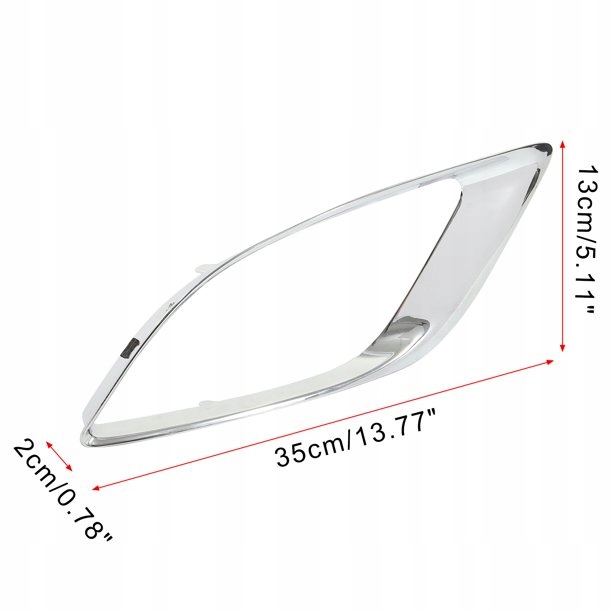 фото №2, Рамка решётка радиатора противотуманной фары правая хром dodge durango 2014-2020