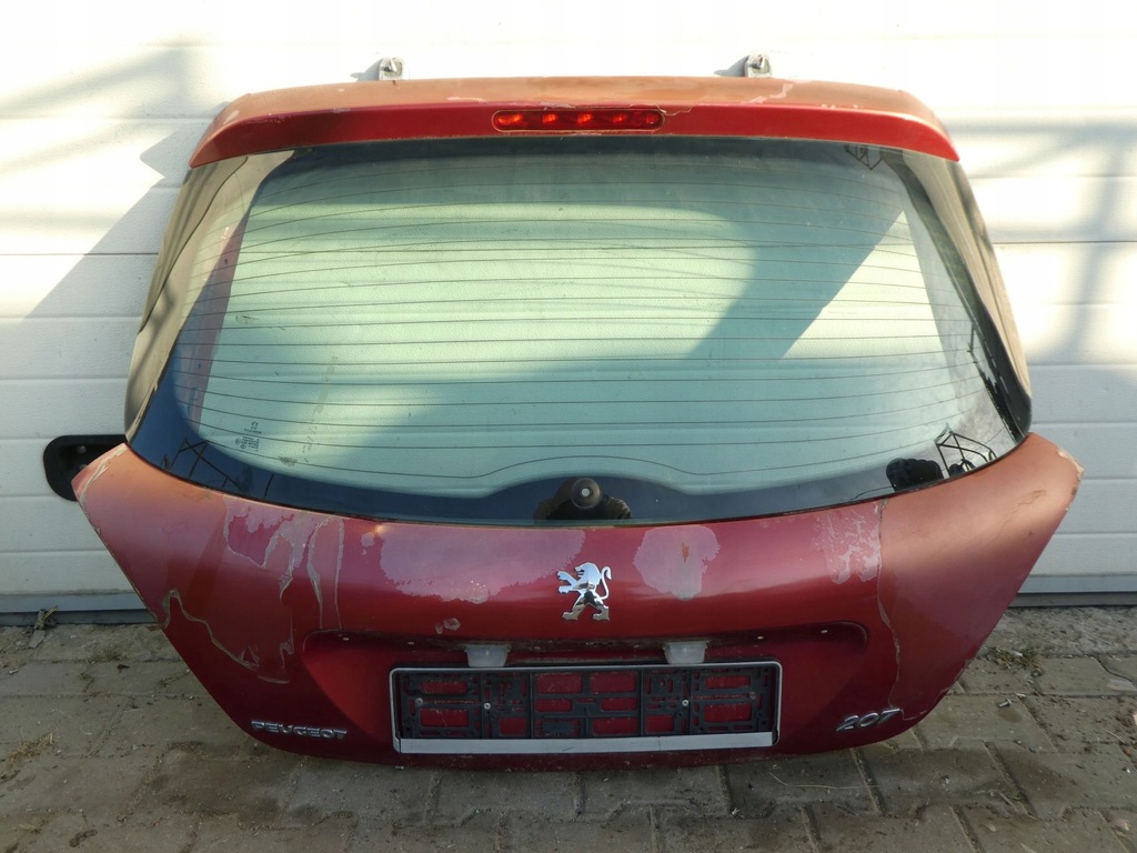 фото №1, Peugeot 207 hb кришка багажника задня задня скло