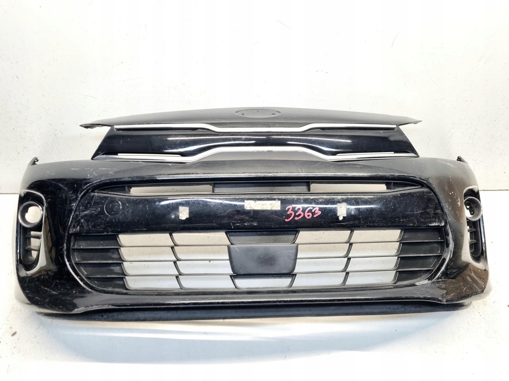 фото №1, Kia rio 4 iv 17- бампер перед передній решітка радіатора