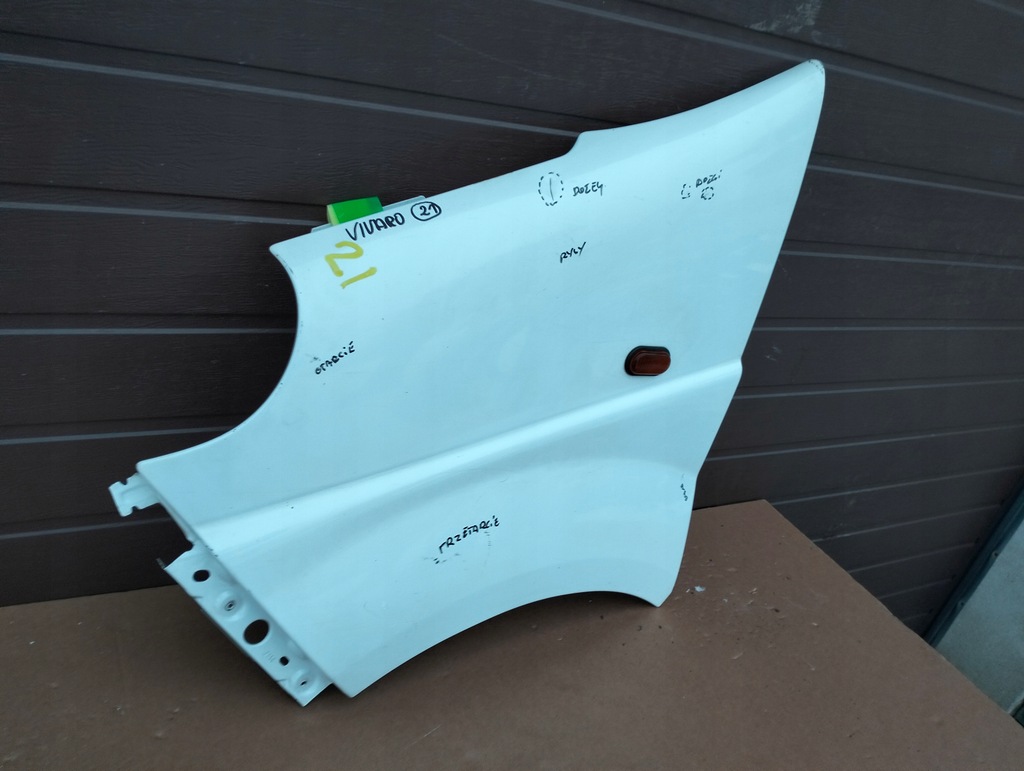 фото №2, Крила лівий перед opel vivaro a renault trafic ii primaster 01-14