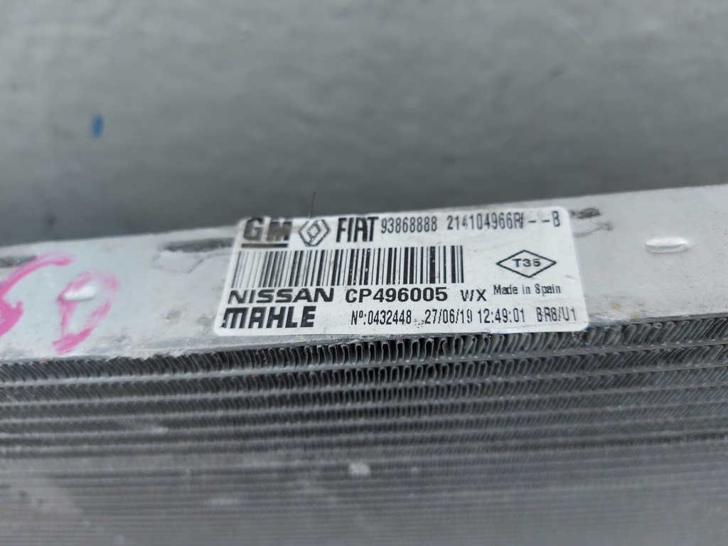 фото №11, Renault trafic 3 14- opel vivaro радіатор wody