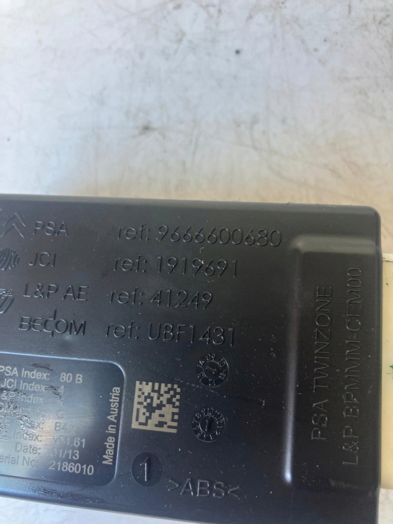 фото №8, Модуль блок управления памяти сиденье ds5 9666600680