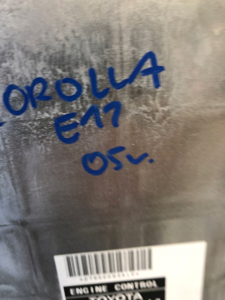 фото №6, Бортовий комп'ютер двигуна 1.6 3zz-fe toyota corolla e12 89661-12a10