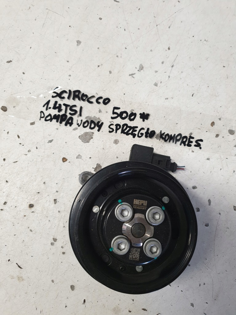фото №1, Насос wody sprzęngło компресора vw scirocco 1.4 tsi