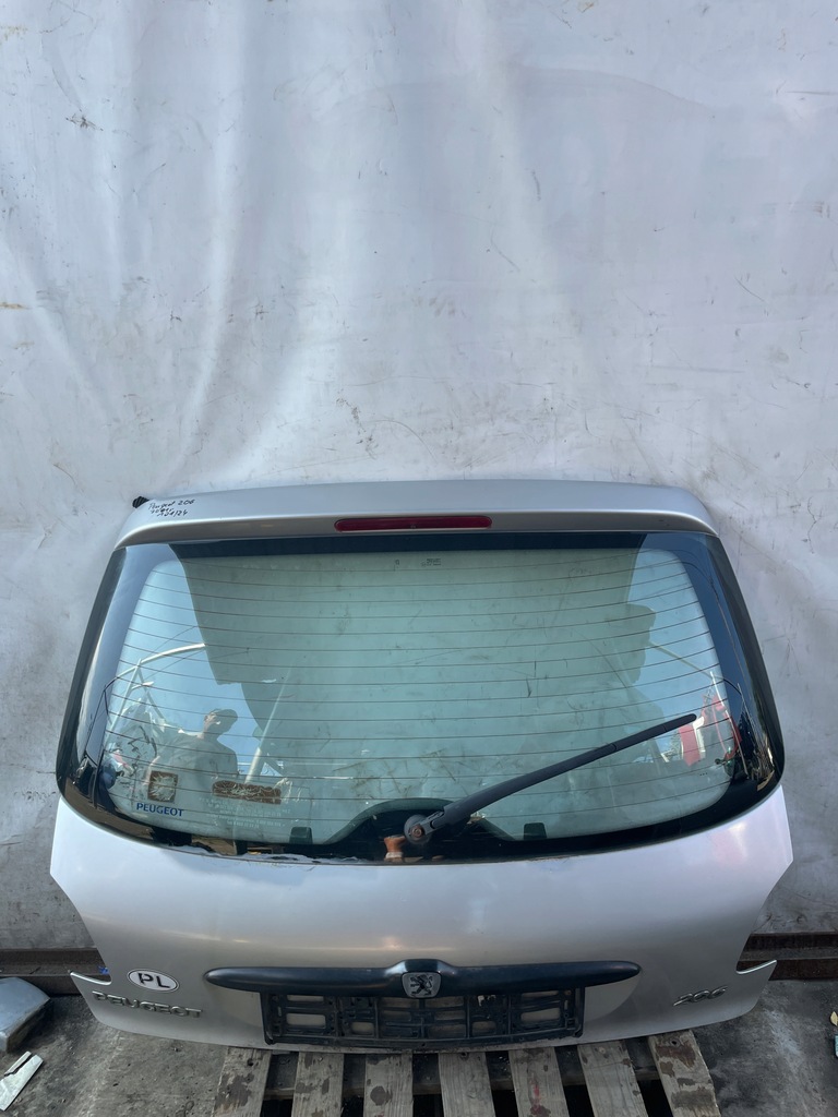 фото №1, Peugeot 206 hb 3d кришка багажника задня задня з скло