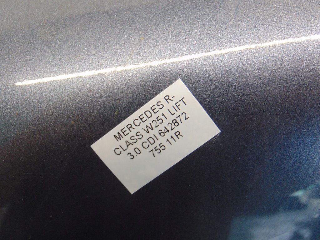 фото №11, Капот крышка двигателя mercedes r-class w251 lift 755