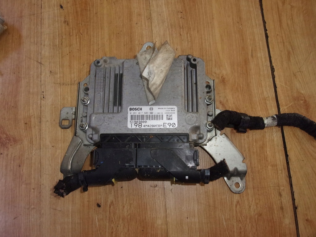 фото №1, Fiat bravo ii бортовой компьютер блок управления 1.6 0281017809