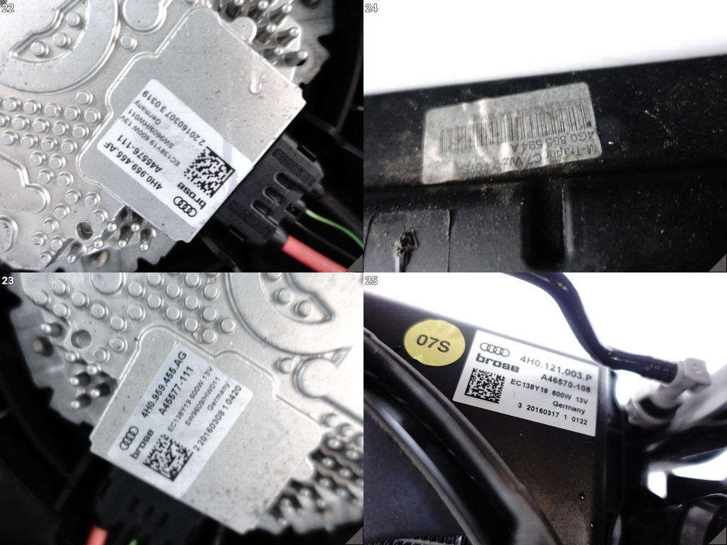 фото №11, Audi rs7 rs6 c7 4g8 4.0 tfsi усилитель pas радиатор вентилятор демонтаж