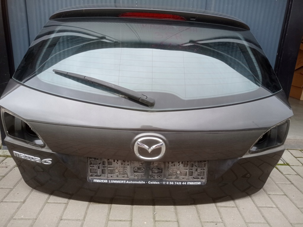 фото №1, Крышка багажника багажника mazda 6 gh kombi 38r демонтаж