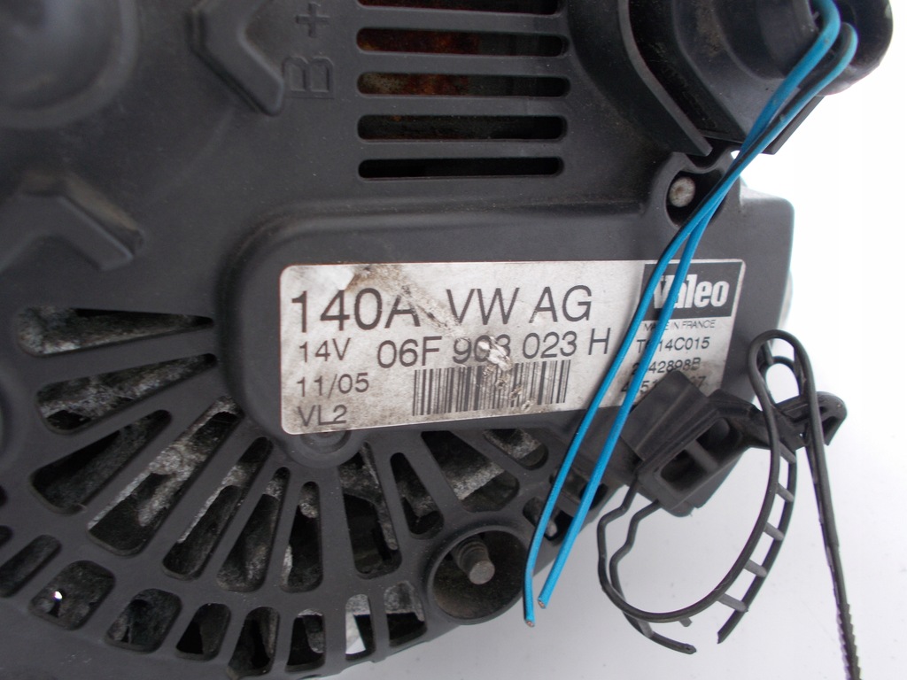 фото №7, Генератор audi a4 b6 b7 2.0 tdi 06f903023h