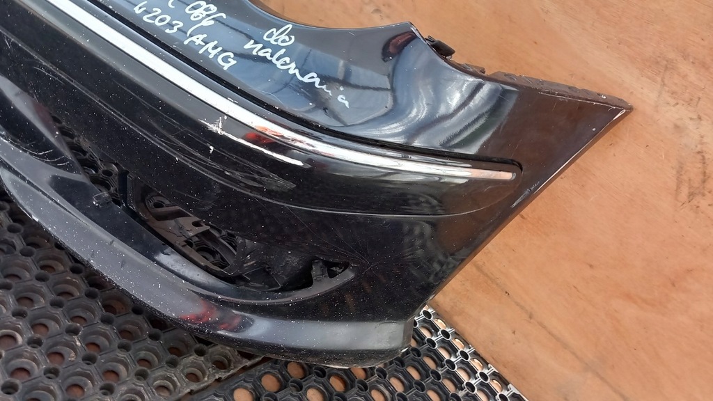 фото №10, Mercedes w203 amg бампер перед противотуманная фара