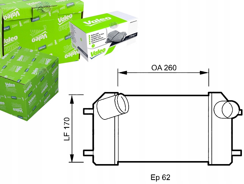 Купити Valeo інтеркулер land rover valeo