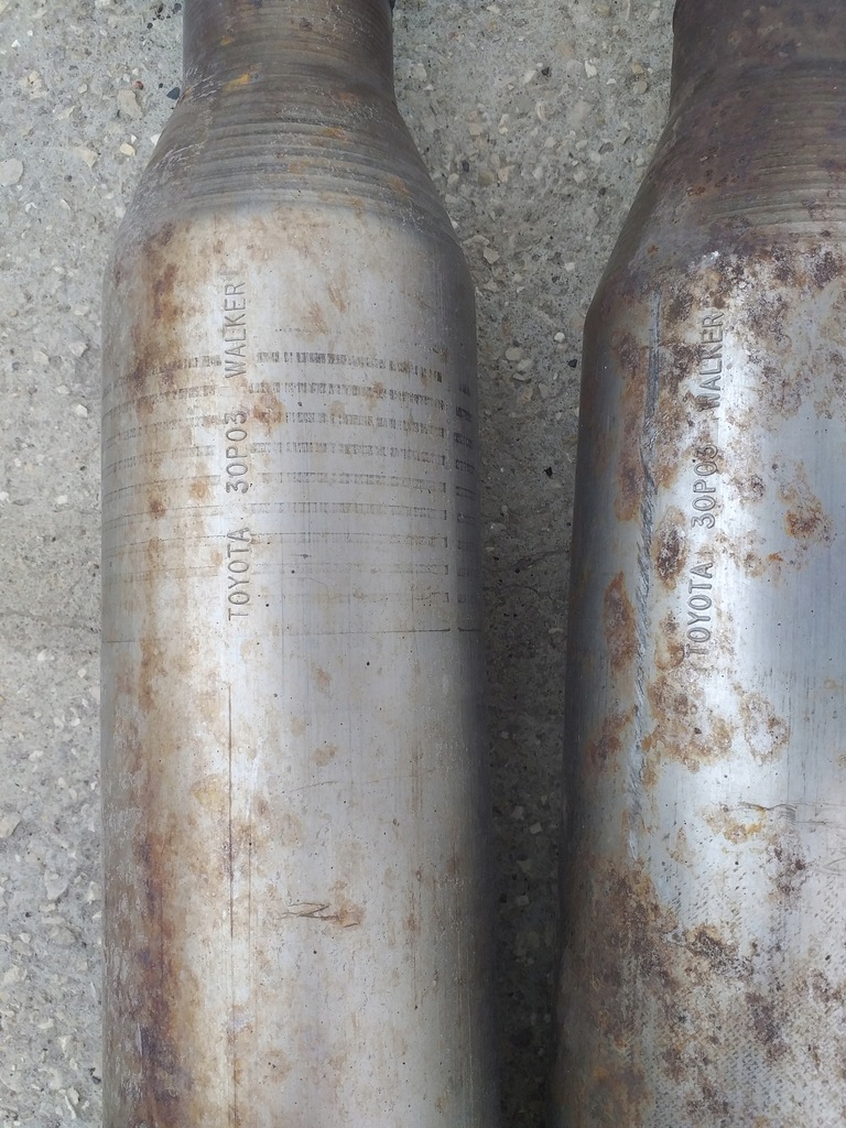 фото №6, Toyota sienna 11- гаситель средний выхлоп труба