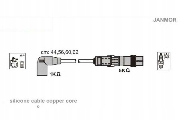 фото №2, Дроти запалювання kpl. vag janmor