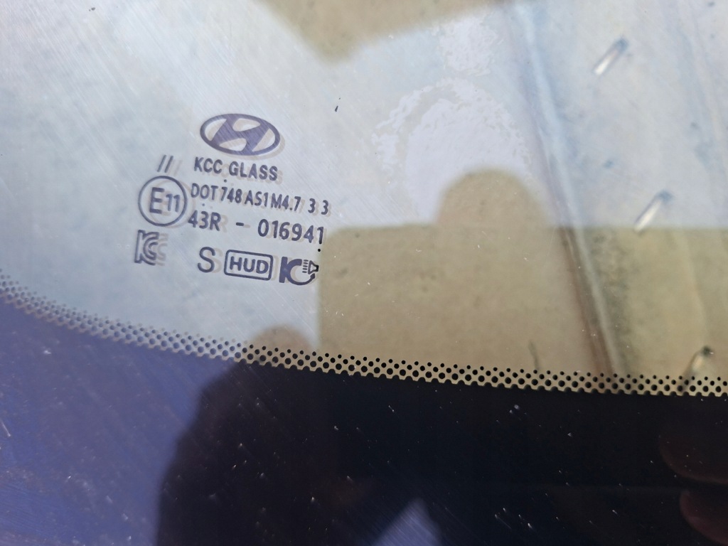 Стекло передок  передняя лобовое hyundai santa fe v mx5 24+ оригинал 43r-016941 с Разборки