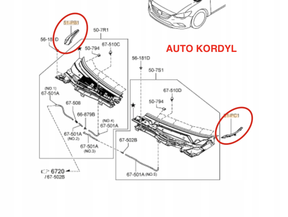 фото №1, Mazda оригінальний номер ghp951pc1a;ghp9-51-pb1a