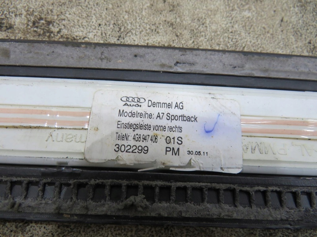фото №5, Молдинг поріг правий лівий перед audi a7 4g8853374c