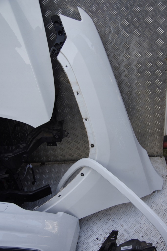 фото №11, Перед бампер капот крила jeep grand cherokee wk2 lift pw7 bright white