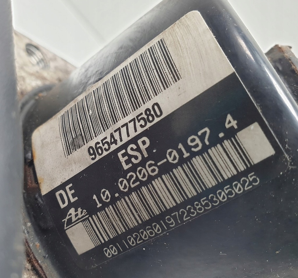 фото №8, Насос тормозная abs esp peugeot 1007 9654777580