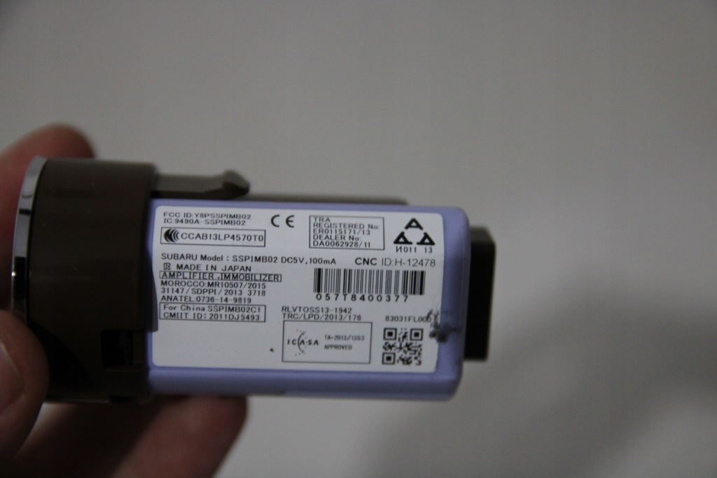 фото №3, Перемикач кнопка запуск стоп subaru wrx sti