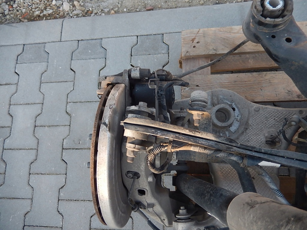 фото №3, Задняя oś балка комплектная jaguar f-pace 2.0 d