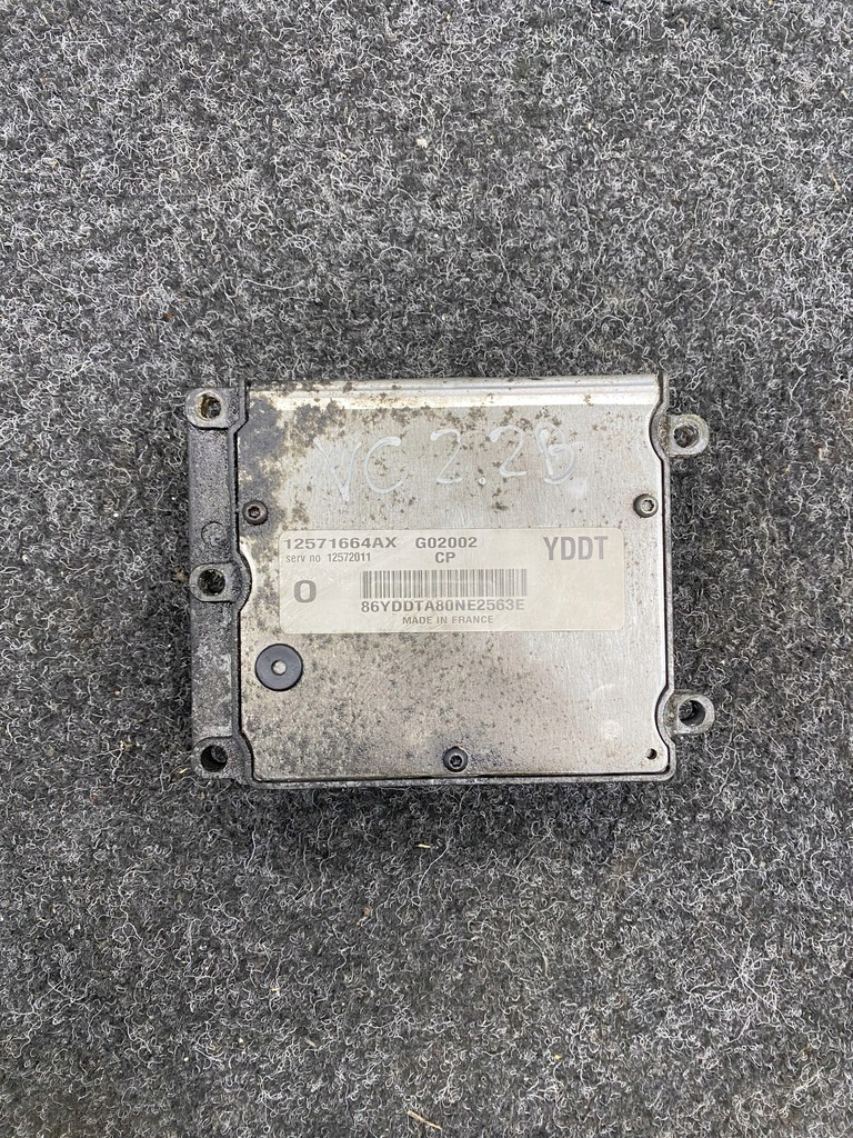 фото №1, Бортовий комп'ютер ecu opel vectra 2.2b 12571664ax yddt
